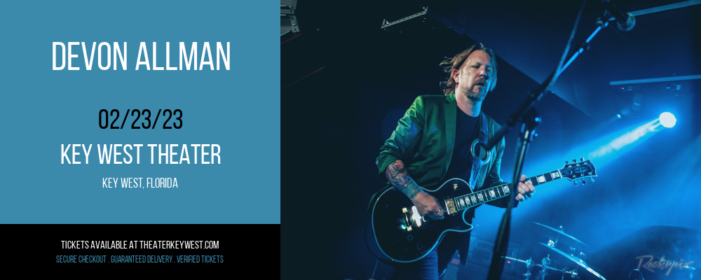 Devon Allman at Key West Theater