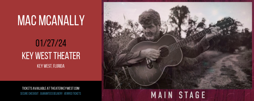 Mac Mcanally at Key West Theater