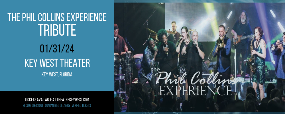 The Phil Collins Experience - Tribute at Key West Theater