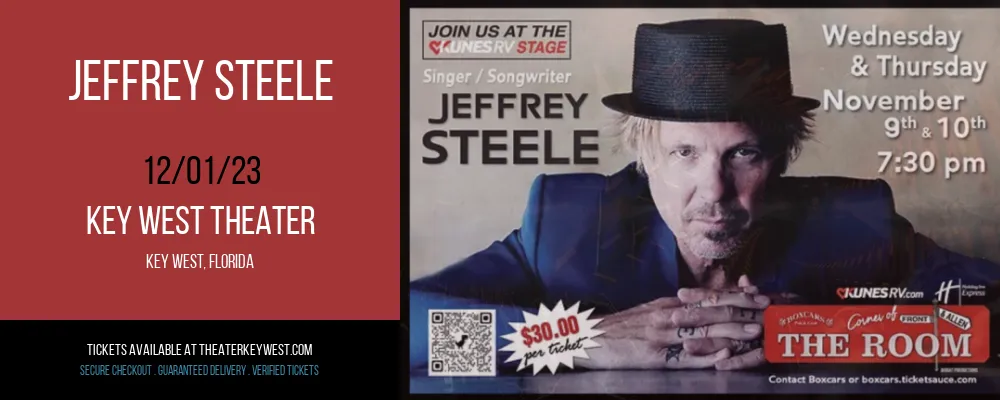 Jeffrey Steele at Key West Theater